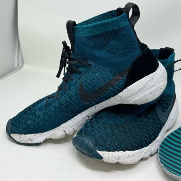 Nike Air Footscape Magisa Flyknit F.C. Midnight Turquoise Size 10 830600 300 main image 6